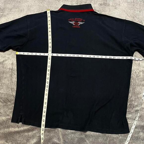 Harley davidson mens polo top - Picture 6 of 7